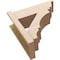 Ekena Millwork 8-in W x 22-in D x 22-in H Balboa Trad Rough Cedar Woodgrain TimberThane Outlooker, Primed Tan OUTUR080X22X22BOA04RCPR - alternate 3